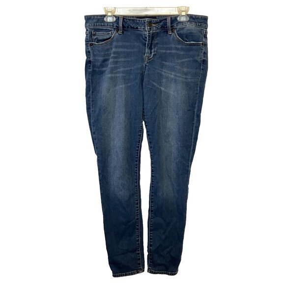Lucky Brand Women Lolita Skinny Jeans Size 12/31 Stretch Denim Mid Rise Med Wash - Picture 1 of 6